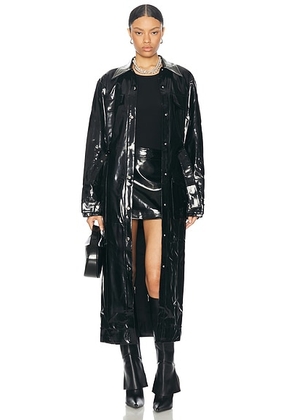 SIR. Midnight Trench Coat in Black - Black. Size XS/S (also in ).