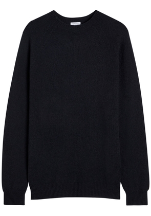Sunspel Wool Jumper - Navy - L