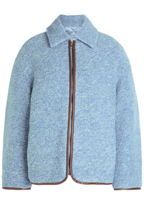 JW Anderson Melange Wool-blend Jacket - Blue - XS (UK6 / XS)