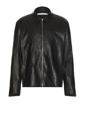 POST ARCHIVE FACTION (PAF) 8.0 Leather Jacket Right in Black - Black. Size L (also in XL).