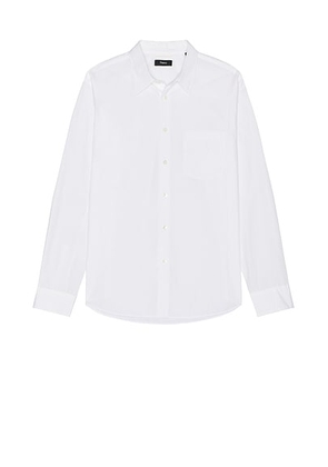 Theory Weekend Button Down Shirt in White - White. Size L (also in M).