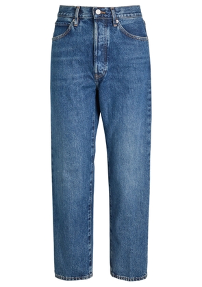 Frame The Vertical Crop Straight-leg Jeans - Blue - 27 (W27 / UK8-10 / S)