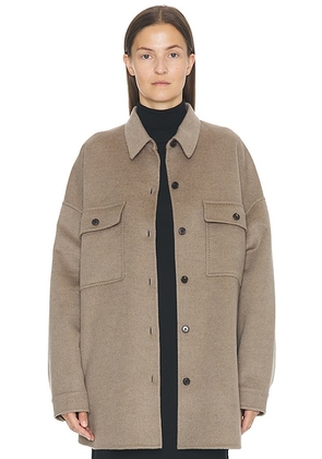 The Row Kaida Jacket in Beige Grey - Beige. Size 2 (also in ).