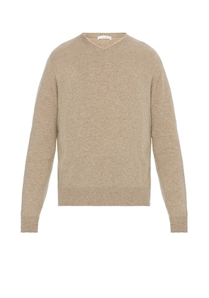 The Row Rod Sweater in Taupe - Brown. Size XL/1X (also in ).