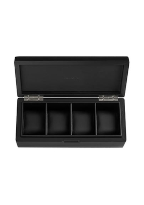 Shinola Watch Collector's Box in Black Oak & Black - Black. Size all.