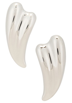 TOM FORD Liza Earrings in Silver - Metallic Silver. Size all.