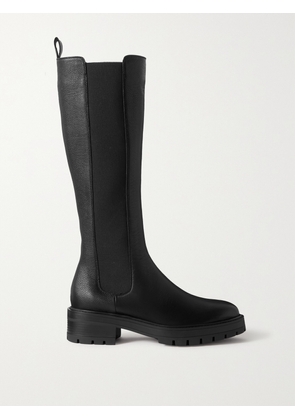 Aquazzura - Crosby Leather Knee Boots - Black - IT35,IT35.5,IT36,IT36.5,IT37,IT37.5,IT38,IT38.5,IT39,IT39.5,IT40,IT40.5,IT41