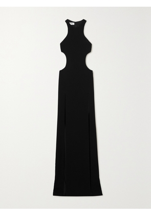 MÔNOT - Cutout Crepe Maxi Dress - Black - US0,US2,US4,US6,US8,US10