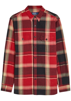 Polo Ralph Lauren Checked Cotton Shirt - Red - XL