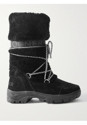 BOGNER - Alta Badia 2 B Shearling And Suede Snow Boots - Black - IT35,IT36,IT37,IT38,IT39,IT40,IT41,IT42