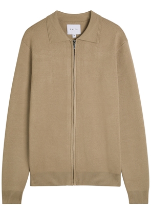 Raith Arlo Knit Overshirt - Beige - XL