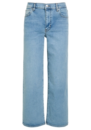 Frame The Mellow Wide-leg Cropped Jeans - Denim - 29 (W29 / UK12 / M)