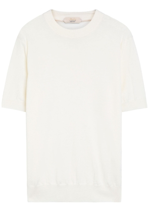 Aurélien Knit Merino Wool T-shirt - Ivory - XL