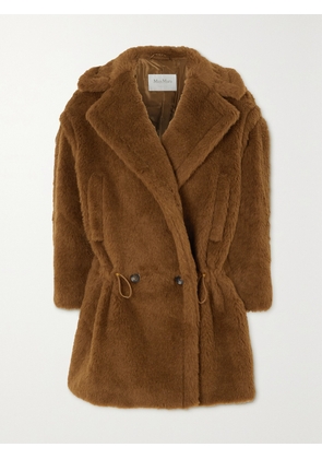 Max Mara - Nebula Alpaca, Wool And Silk-blend Coat - Brown - x small,small,medium,large,x large
