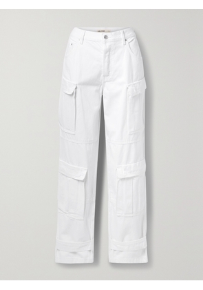 GRLFRND - Lex High-rise Wide-leg Jeans - White - 23,24,25,26,27,28,29,30,31,32