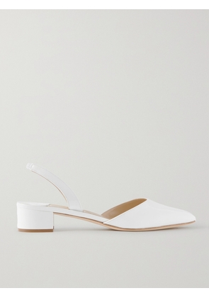 Manolo Blahnik - Aspro 30 Patent-leather Pumps - White - IT35,IT36,IT36.5,IT37,IT37.5,IT38,IT38.5,IT39,IT39.5,IT40,IT40.5,IT41,IT41.5,IT42,IT42.5,IT43