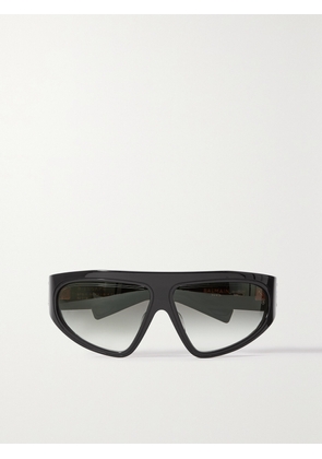 Balmain - B-escape D-frame Acetate And Gold-tone Sunglasses - Black - One size