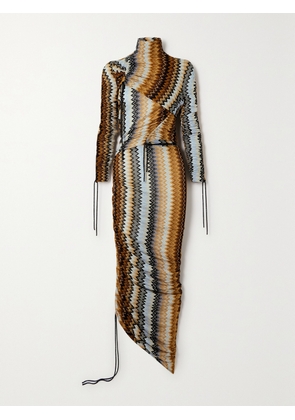 Missoni - Embellished Cutout Metallic Crochet-knit Maxi Dress - Multi - IT38,IT40,IT42,IT44,IT46
