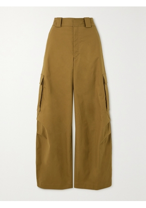 A.L.C. - Brie Cotton-blend Wide-leg Cargo Pants - Yellow - US00,US0,US2,US4,US6,US8,US10,US12