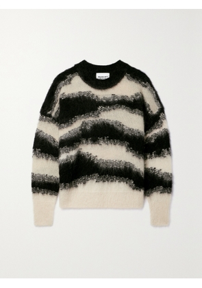 Marant Étoile - Sawyer Brushed Jacquard-knit Sweater - Black - FR 34,FR 36,FR 38,FR 40,FR 42,FR 44