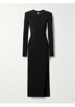 Norma Kamali - Stretch-jersey Midi Dress - Black - xx small,x small,small,medium,large,x large