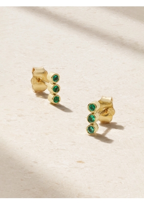 Jennifer Meyer - 18-karat Gold Emerald Earrings - One size