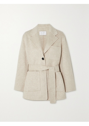 Proenza Schouler White Label - Amalia Brushed Wool-blend Blazer - Neutrals - x small,small,medium,large,x large