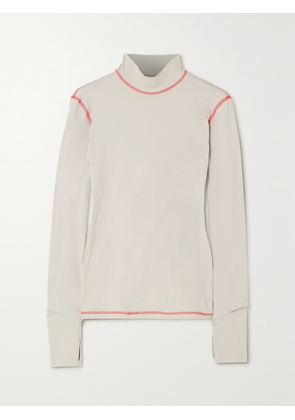 Aztech Mountain - Next To Skin Stretch-jersey Turtleneck Base Layer - Gray - small,medium,large