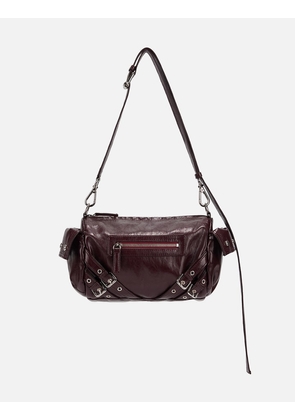 Stud Pocket Bag In Burgundy