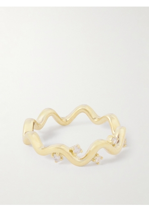 STONE AND STRAND - Harbor Lights 10-karat Gold Diamond Ring - 5,6,7,8