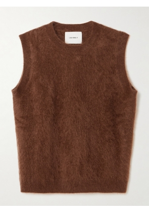 LISA YANG - Ebby Brushed-cashmere Vest - Brown - 01,2