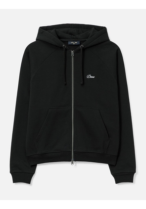 Cursive Small Logo Zip Hoodie