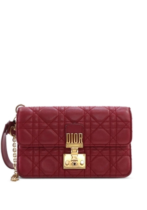 Christian Dior Pre-Owned 2017 Lambskin Cannage DiorAddict Wristlet clutch bag - Red