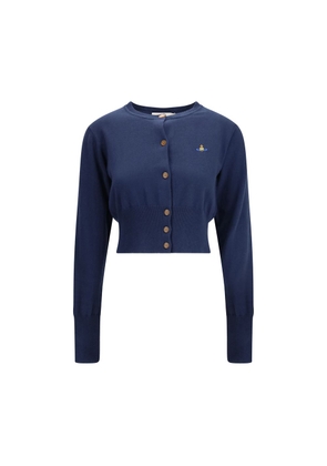 Vivienne Westwood Blue Cotton Cardigan - S