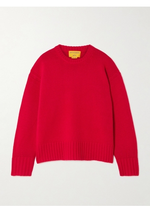 Guest In Residence - Cashmere Sweater - Red - x small,small,medium,large,x large