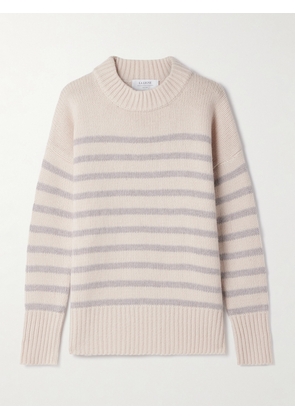 La Ligne - Marin Striped Wool And Cashmere-blend Sweater - Cream - xx small,x small,small,medium,large,x large,xx large