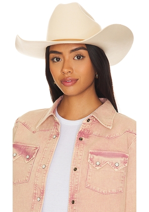 Brixton El Paso Reserve Cowboy Hat in Ivory. Size M. Also in S, XS.