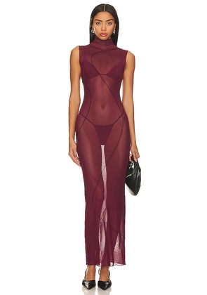 Camila Coelho Lagoon Maxi Dress in Purple. Size L. Also in M.