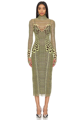 AFRM Shailene Dress in Yellow. Size 1X. Also in S, XS, XXS.