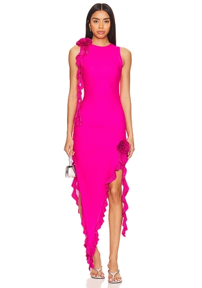 BEACH RIOT Sabine Dress in Fuchsia. Size S. Also in XS.