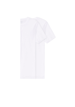 Commando Original Microfiber 2 Pack Undershirt in White. Size L. Also in M, S.