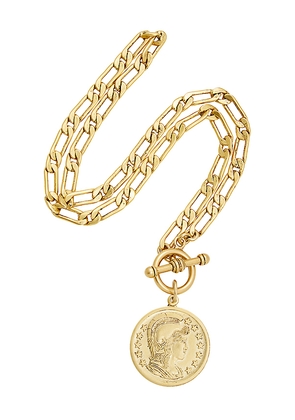 Brinker + Eliza Against All Odds Necklace in Metallic Gold.