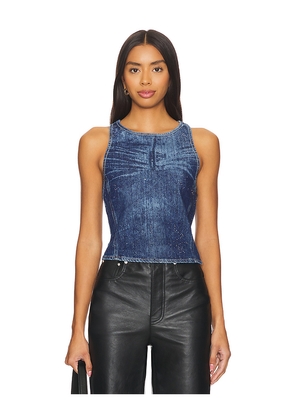 Diesel De-plaque-s Tank in Blue. Size S. Also in XS.