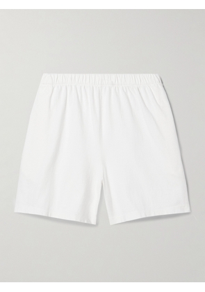 The Row - Gunty Cotton Shorts - Off-white - xx small,x small,small,medium,large,x large