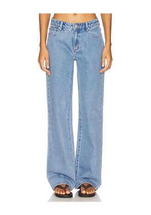 Abrand 99 Baggy Jeans in Blue. Size 29. Also in 32, 34.