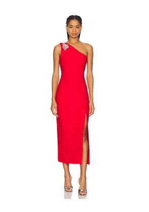 Cinq a Sept Enya Dress in Red. Size 2. Also in 4.
