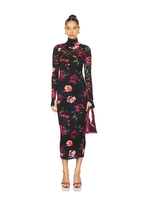 AFRM Shailene Lace Dress in Black,Red. Size M. Also in S, XL, XS, XXS.