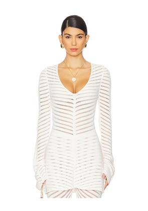 DEVON WINDSOR Cindy Tunic in Ivory. Size L. Also in S.