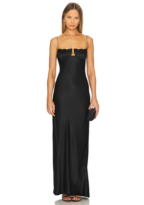 Anna October Tulip Maxi Dress in Black. Size M. Also in S.