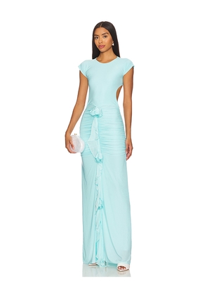 Deme by Gabriella Skye Gown in Blue. Size XL. Also in XS.